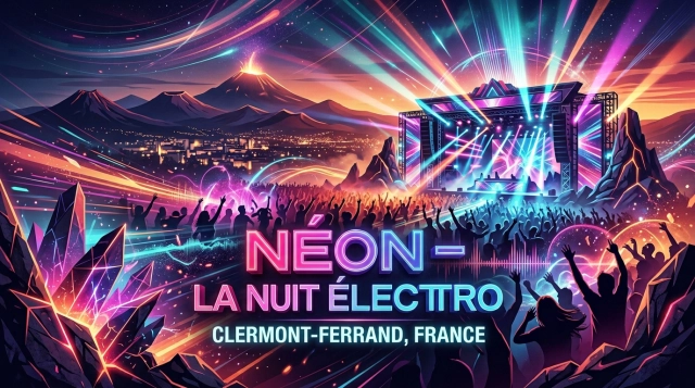 Néon – La nuit électro, Clermont-Ferrand, France 2026: Tickets, Line-up & Dates