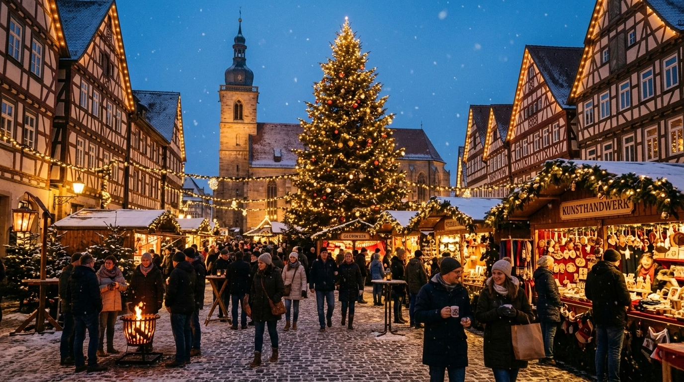 Neuruppiner Weihnachtsmarkt 2026: Weihnachtliche Altstadt in der Fontanestadt