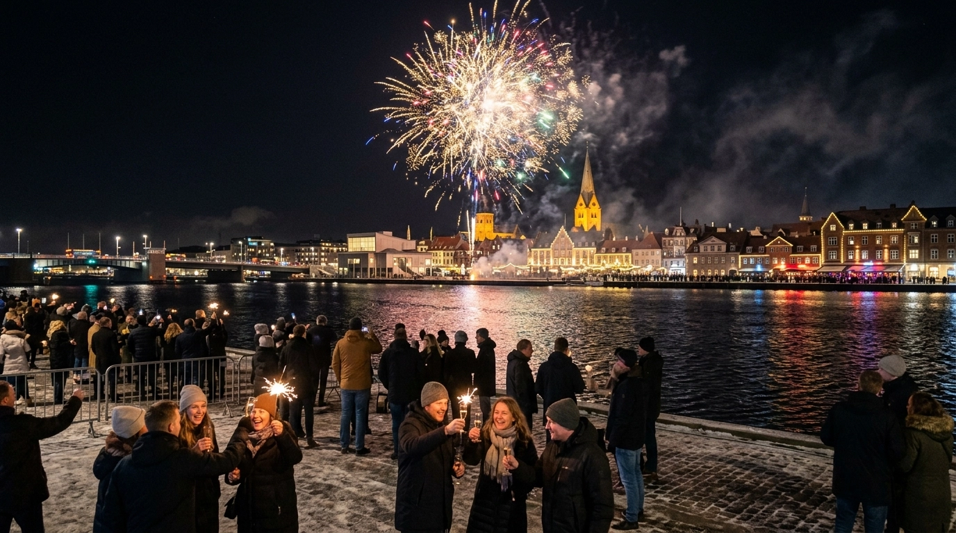 Silvester in Aalborg (Dänemark) 2026/2027: Feiern, Feuerwerk und Programm