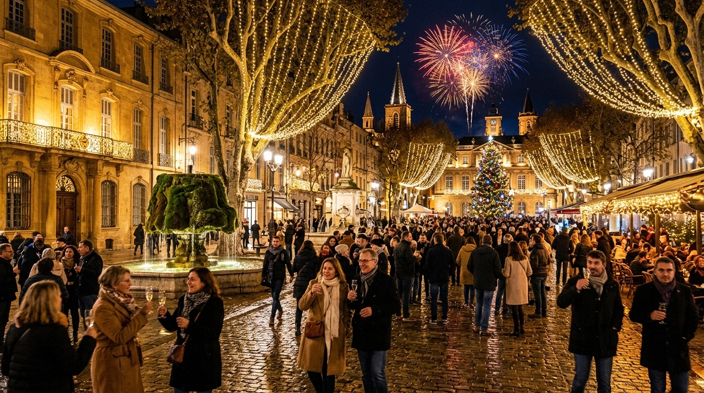 Silvester in Aix-en-Provence (Frankreich) 2026/2027 – Feiern, Programm & Highlights