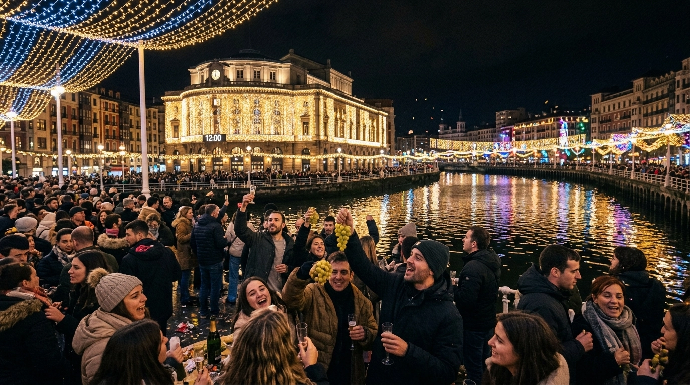 Silvester in Bilbao (Spanien) 2026/2027: Feiern & Programm