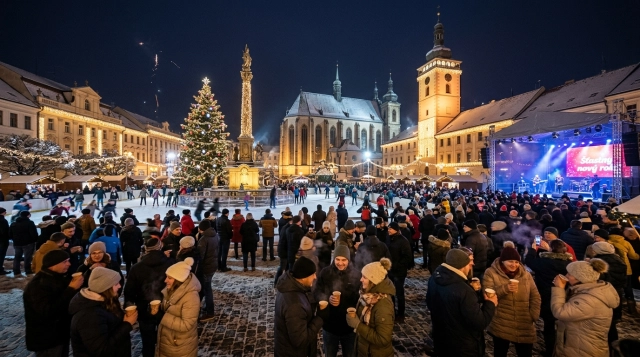 Silvester in Hradec Kralove (Tschechien) 2026/2027: Feiern und Programm