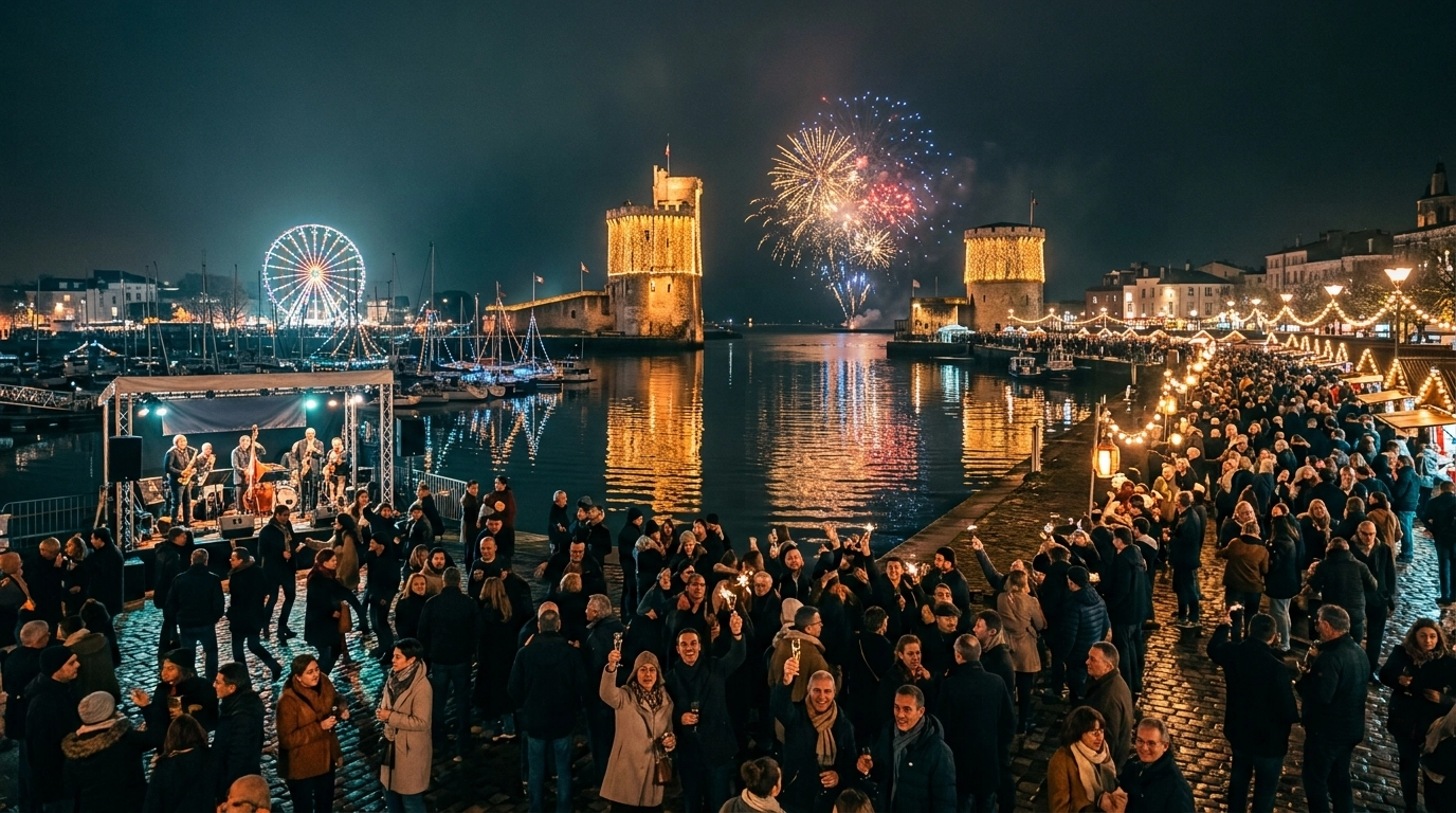 Silvester in La Rochelle (Frankreich) 2026/2027: Feiern, Programm und Events