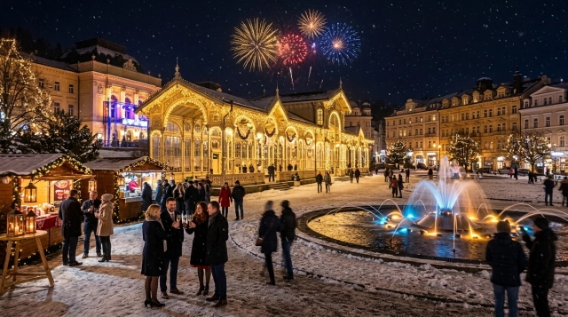Silvester in Marienbad (Tschechien) 2026/2027: Feiern, Programm und Events