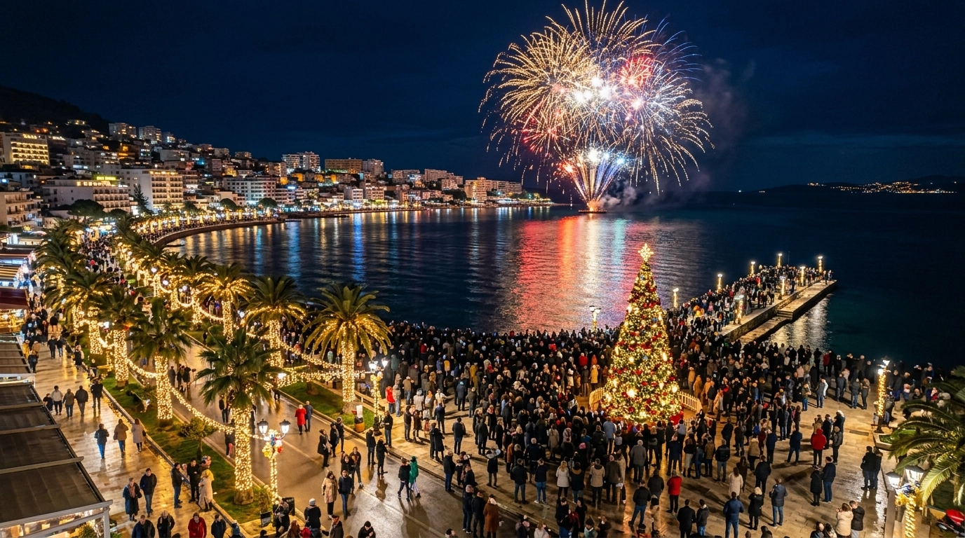 Silvester in Saranda (Albania) 2026/2027: Feuerwerk & Programm