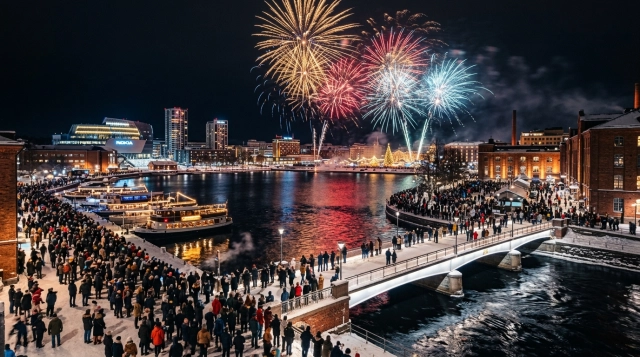 Silvester in Tampere (Finnland) 2026/2027: Feiern, Feuerwerk und Neujahrsprogramm