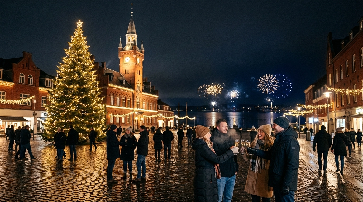 Silvester in Vejle (Dänemark) 2026/2027 : Feiern, Programm und Events