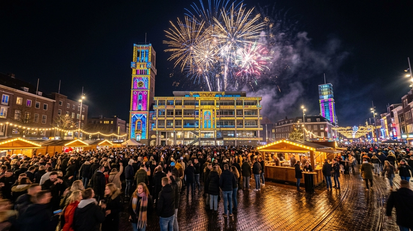 Silvester in Eindhoven (Niederlande) 2026/2027 – Feuerwerk, Programm & Feiern