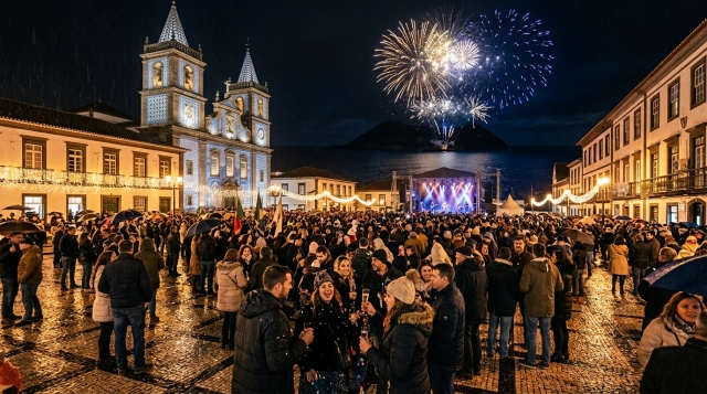 Silvester in Angra do Heroísmo (Portugal) 2026/2027: Feiern, Programm und Feuerwerk
