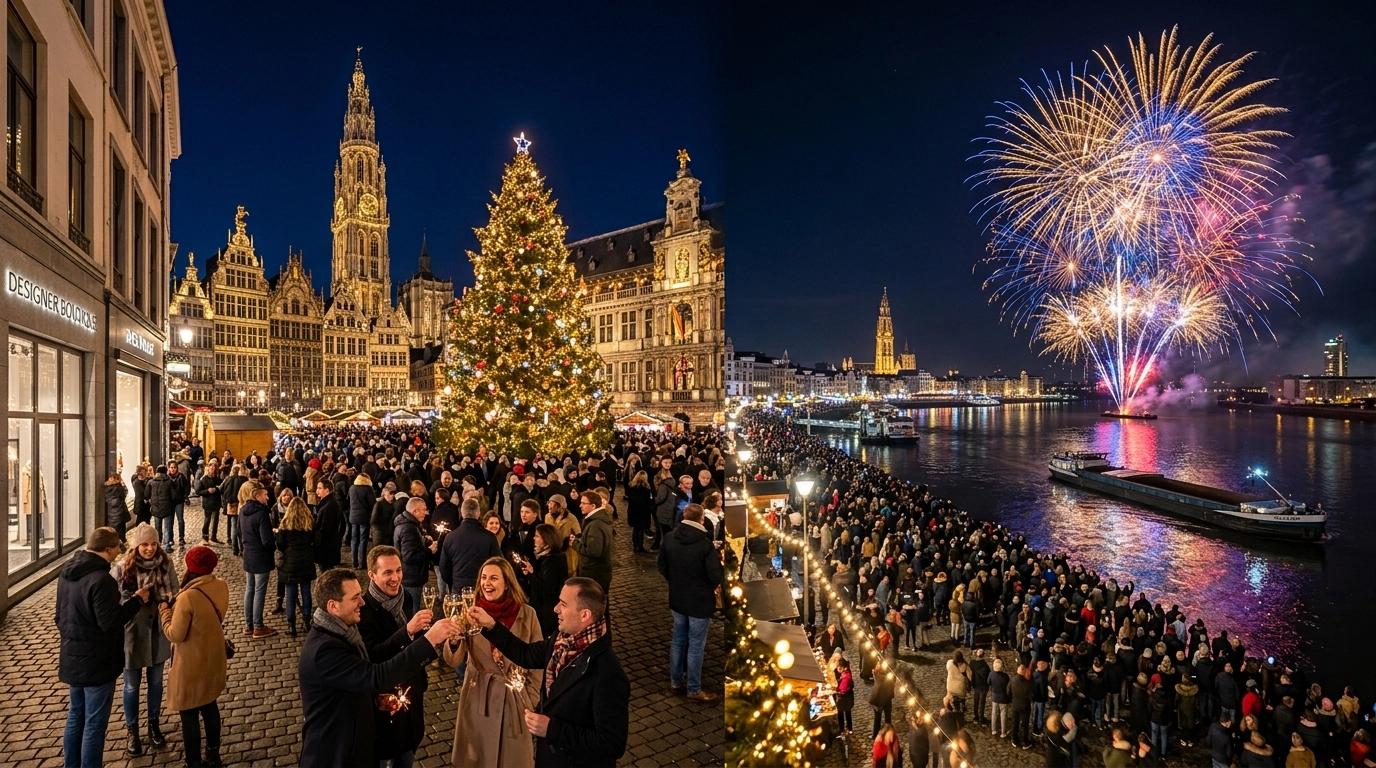 Silvester in Antwerpen 2026/2027 – Feuerwerk, Programm und Feiern