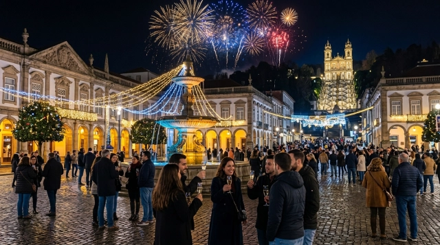 Silvester in Braga 2026/2027 – Feiern im historischen Zentrum