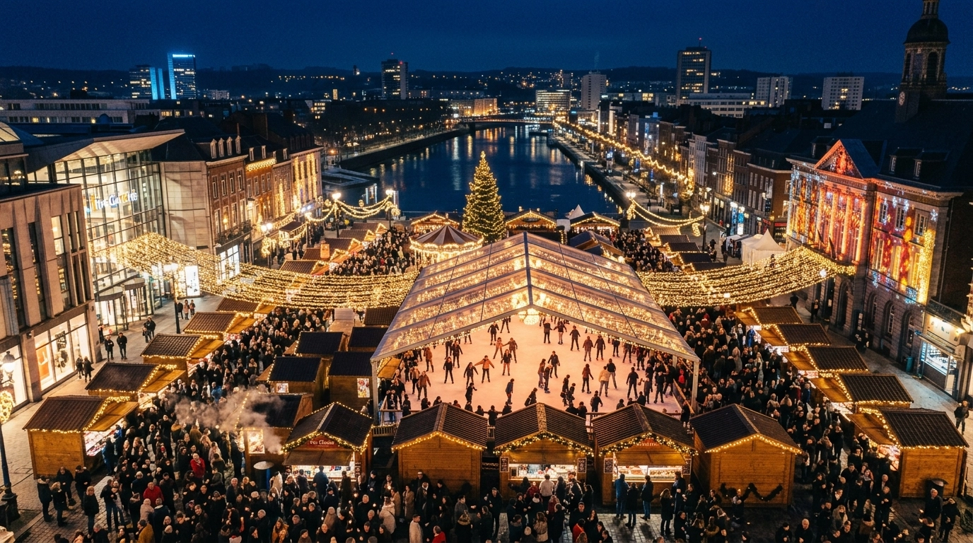 Silvester in Charleroi (Belgien) 2026/2027: Feiern, Programm & Events