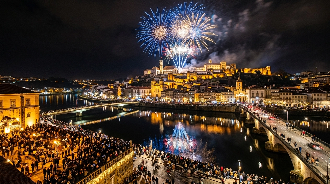 Silvester in Coimbra (Portugal) 2026/2027: Feiern, Feuerwerk und Programm
