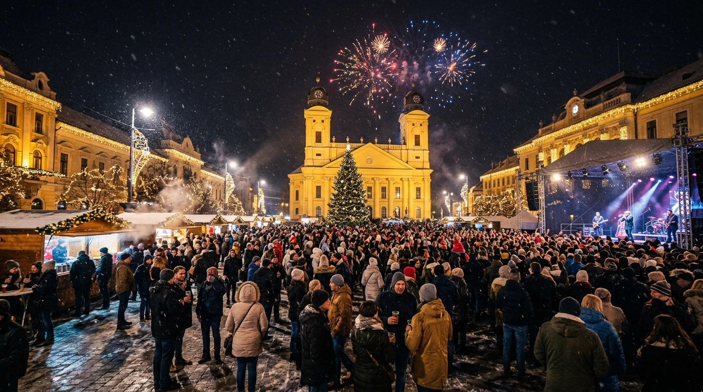 Silvester in Debrecen (Ungarn) 2026/2027: Feiern, Programm & Events