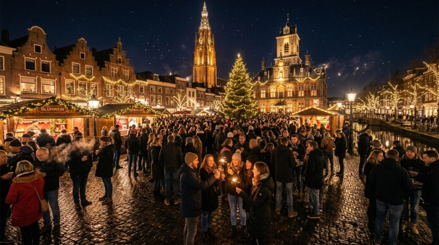 Silvester in Delft (Niederlande) 2026/2027: Feiern, Programm & Neujahr