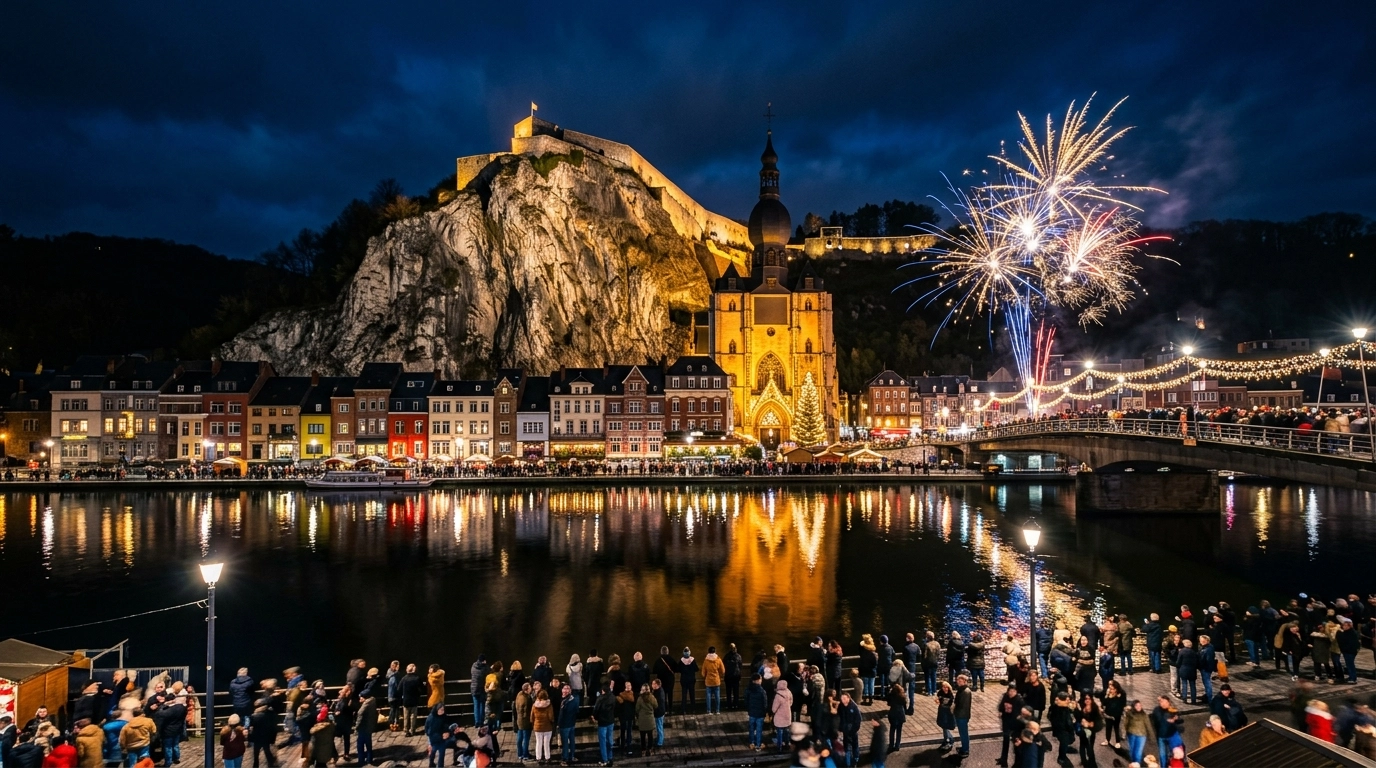 Silvester in Dinant (Belgien) 2026/2027 : Feierlichkeiten, Programm und Events