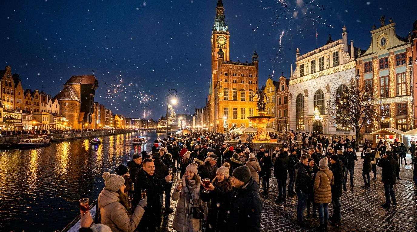 Silvester in Danzig 2026/2027 – Feiern, Programm & Events