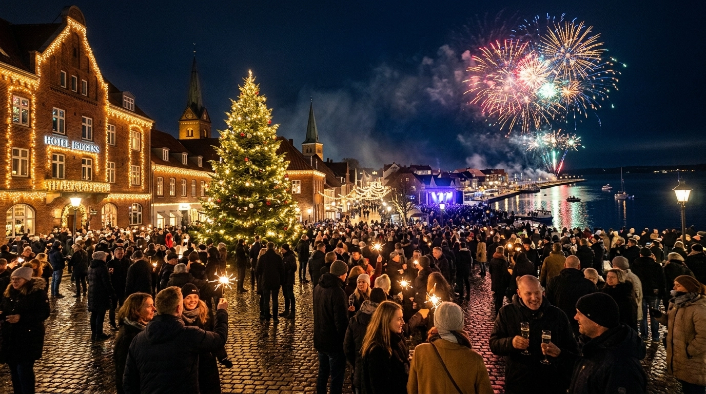Silvester in Horsens (Dänemark) 2026/2027: Feiern, Feuerwerk und Programm