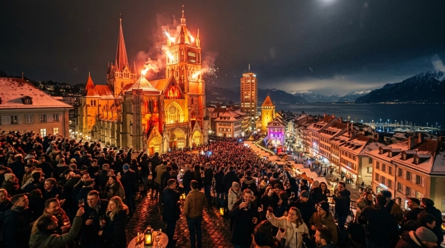 Silvester in Lausanne (Schweiz) 2026/2027: Feiern, Programm und Events
