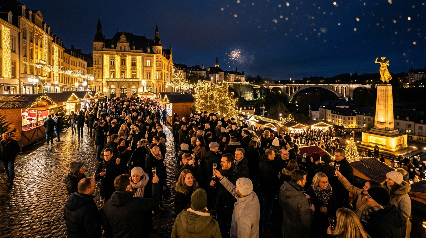 Silvester in Luxembourg City (Luxembourg) 2026/2027: Feiern, Programm und Events