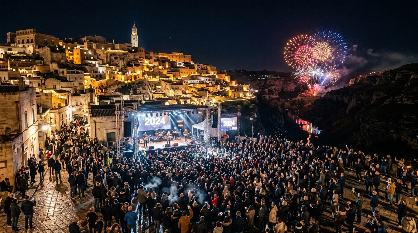 Silvester in Matera (Italien) 2026/2027 – Feiern, Programm & Events