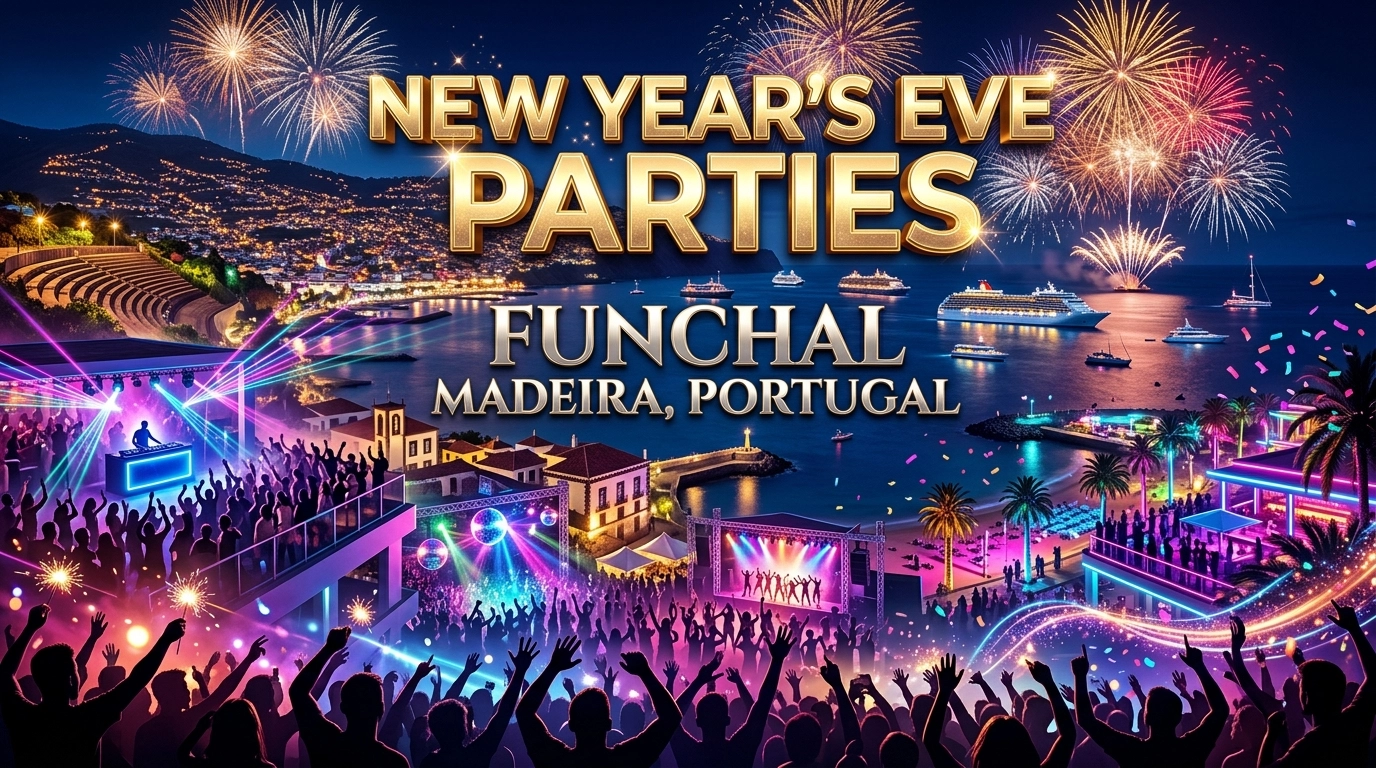 Silvester Partys in Funchal 2026/2027: Rooftop, Gala und Clubnächte