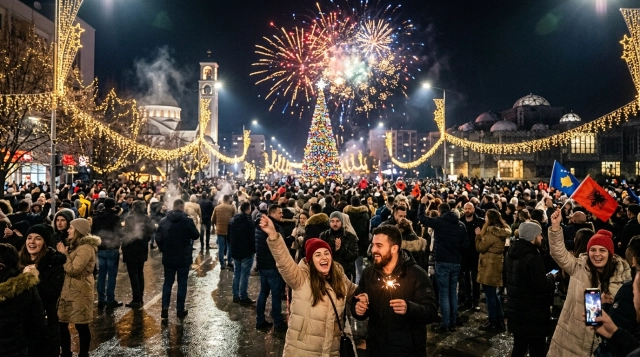 Silvester in Pristina (Kosovo) 2026/2027 : Feiern, Programm und Feuerwerk