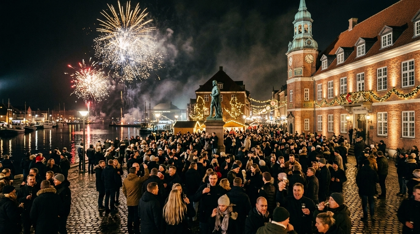 Silvester in Randers (Dänemark) 2026/2027 – Feuerwerk, Feiern und Programm