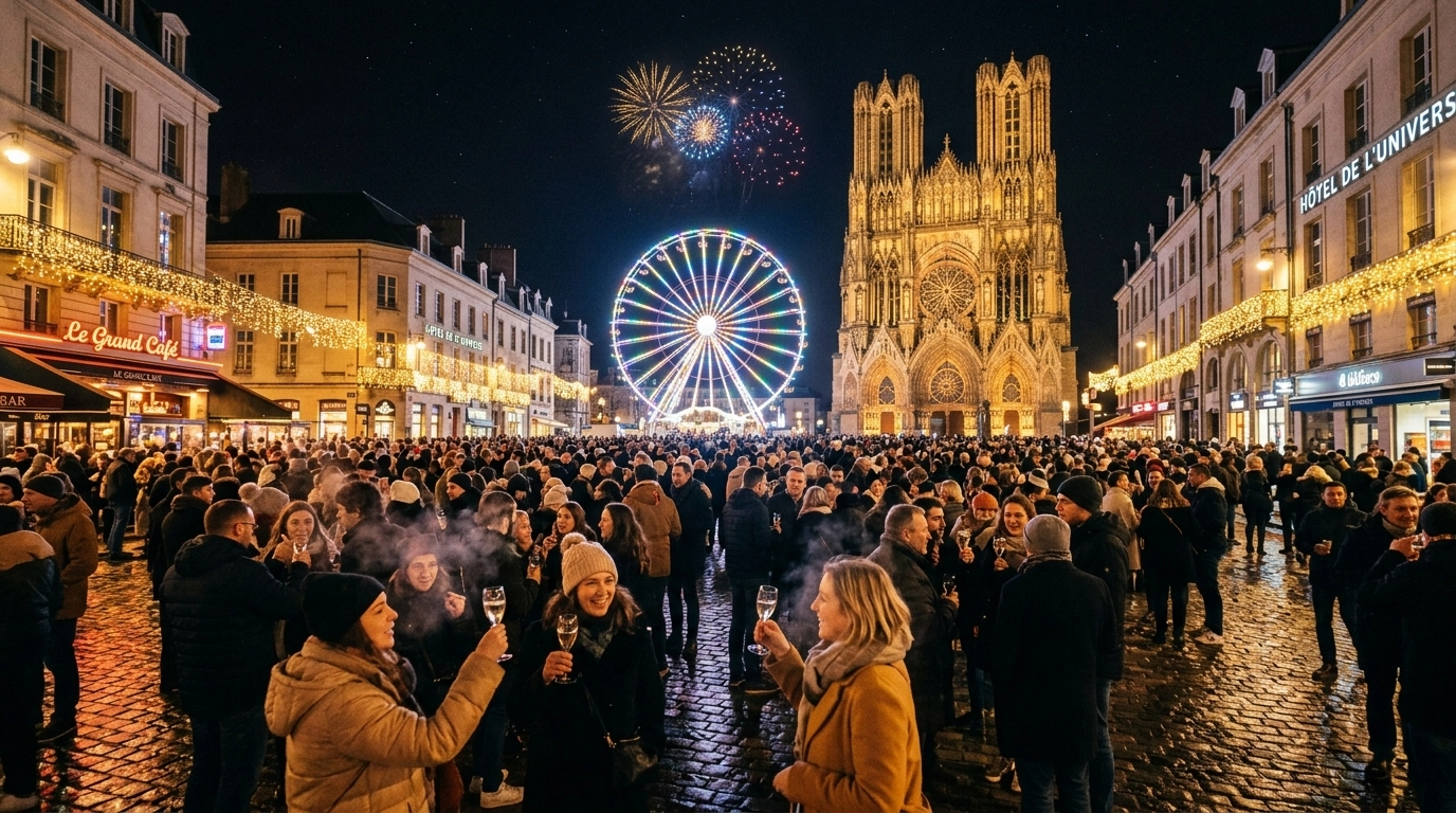 Silvester in Reims (Frankreich) 2026/2027: Feiern, Programm und Events