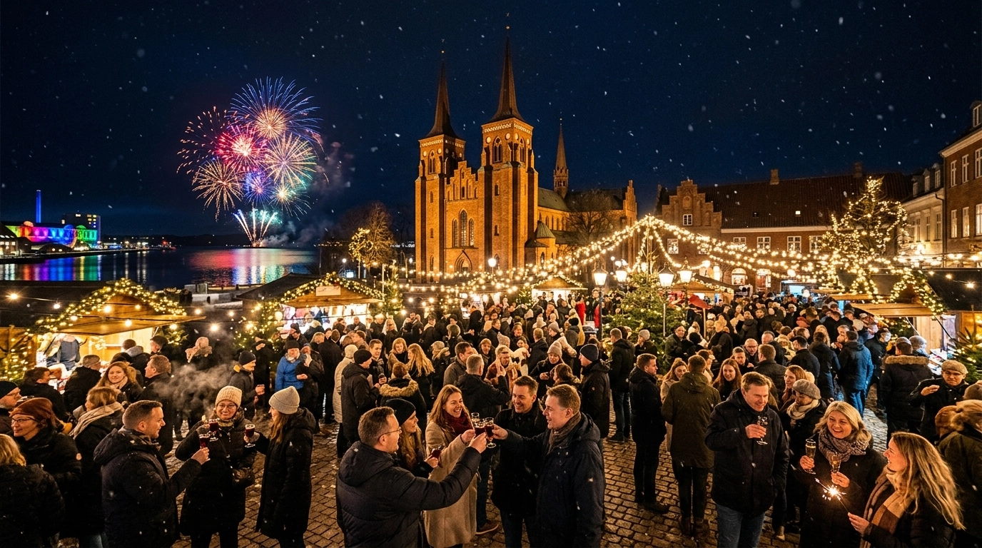 Silvester in Roskilde (Dänemark) 2026/2027: Feiern, Feuerwerk und Programm