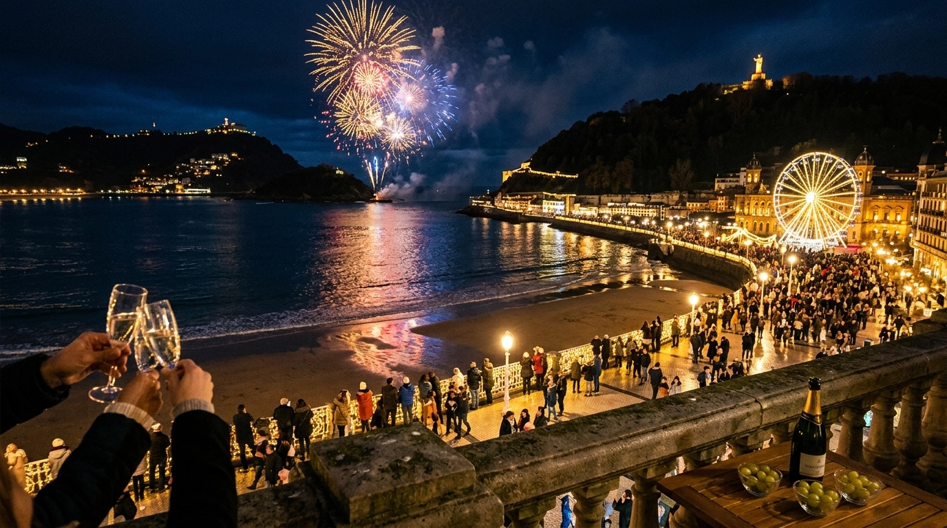 Silvester in San Sebastian 2026/2027 – Feiern & Programm