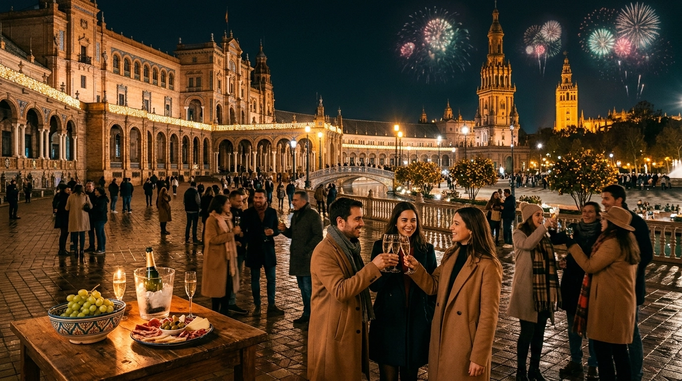 Silvester in Sevilla 2026/2027 – Feiern, Plätze und Programm