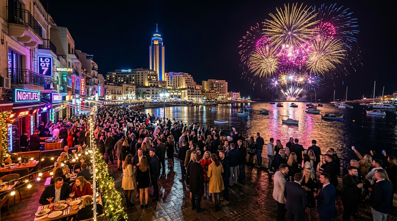 Silvester in St. Julian's 2026/2027 – Paceville Feiern & Programm