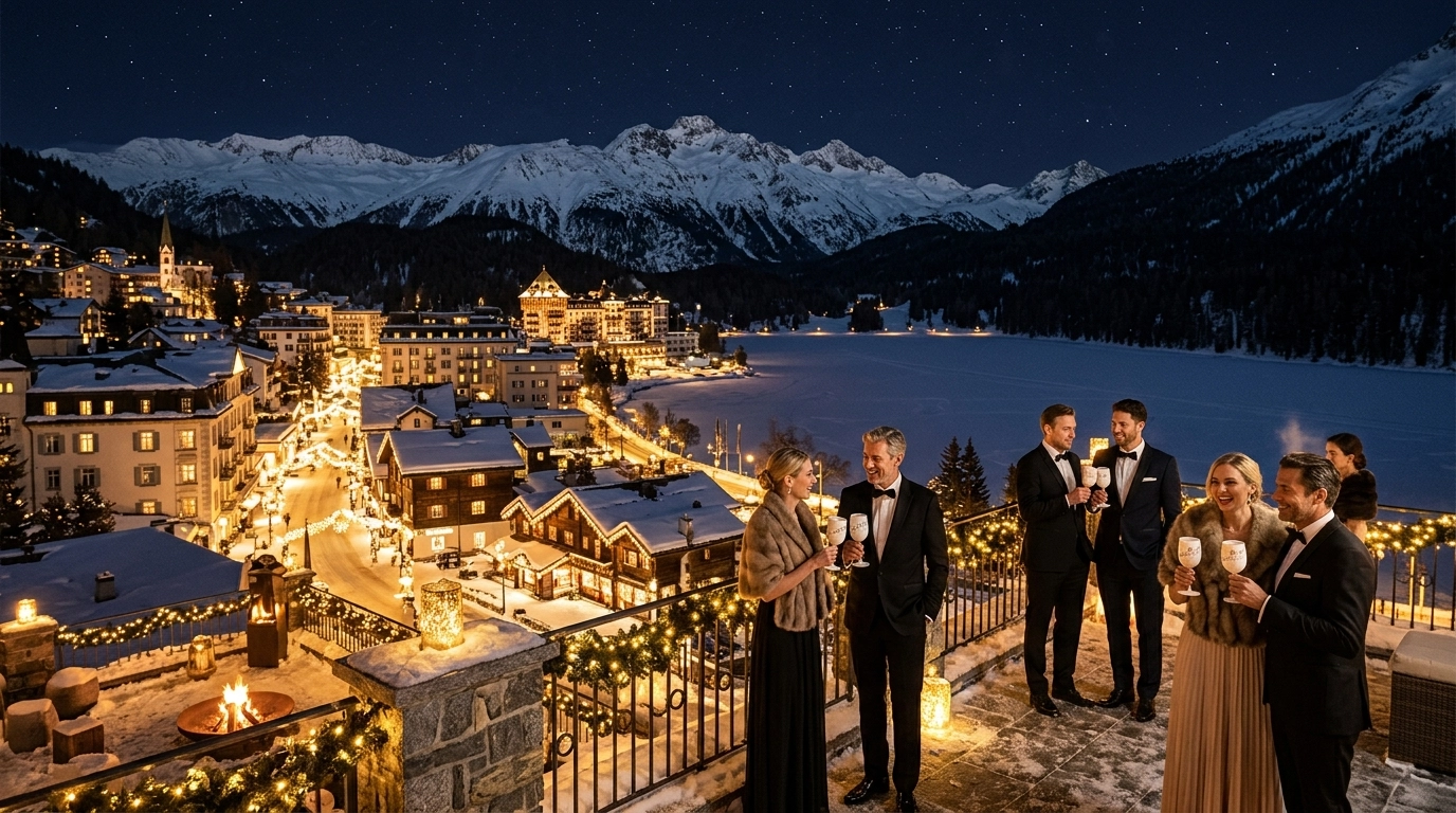 Silvester in St. Moritz 2026/2027 – Feiern, Galas & Programm