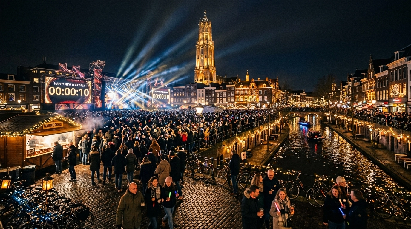 Silvester in Utrecht (Niederlande) 2026/2027: Feiern, Programm und Countdown