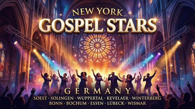 New York Gospel Stars 2026 in Bonn: Gospelkonzert in der Kreuzkirche