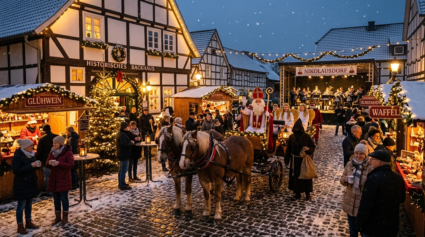 Nikolausfest Wadersloh-Diestedde 2026 – Nikolaustage im Nikolausdorf