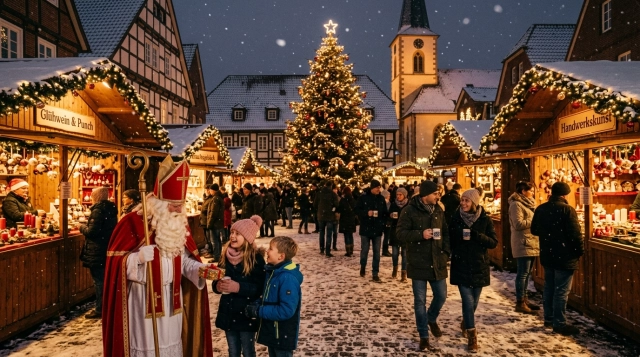 Nikolausmarkt in Altenberge 2026: Weihnachtsmarkt & Programm