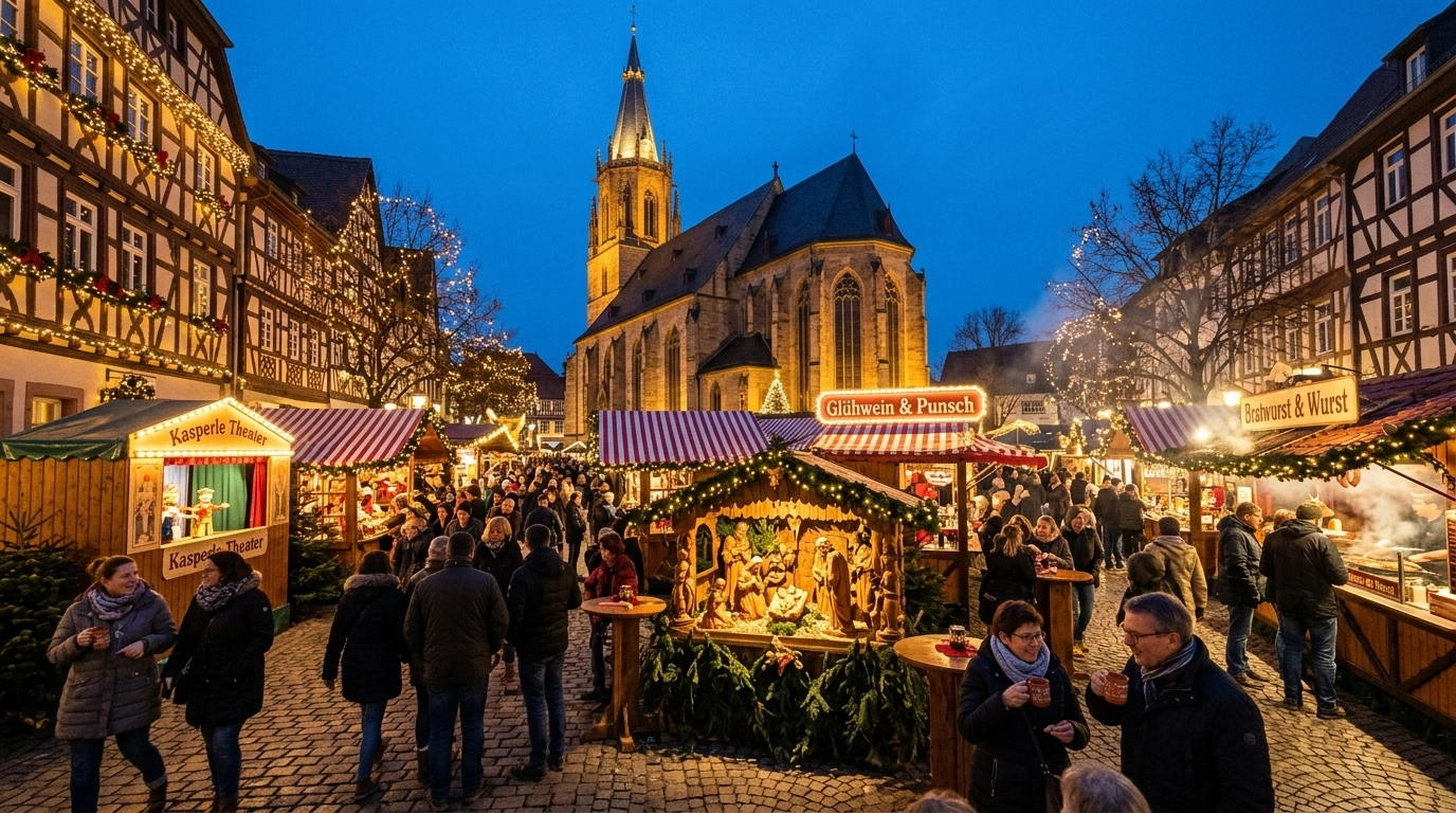 Nikolausmarkt Bad Kreuznach 2026 – Weihnachtsmarkt am historischen Eiermarkt in Rheinland-Pfalz