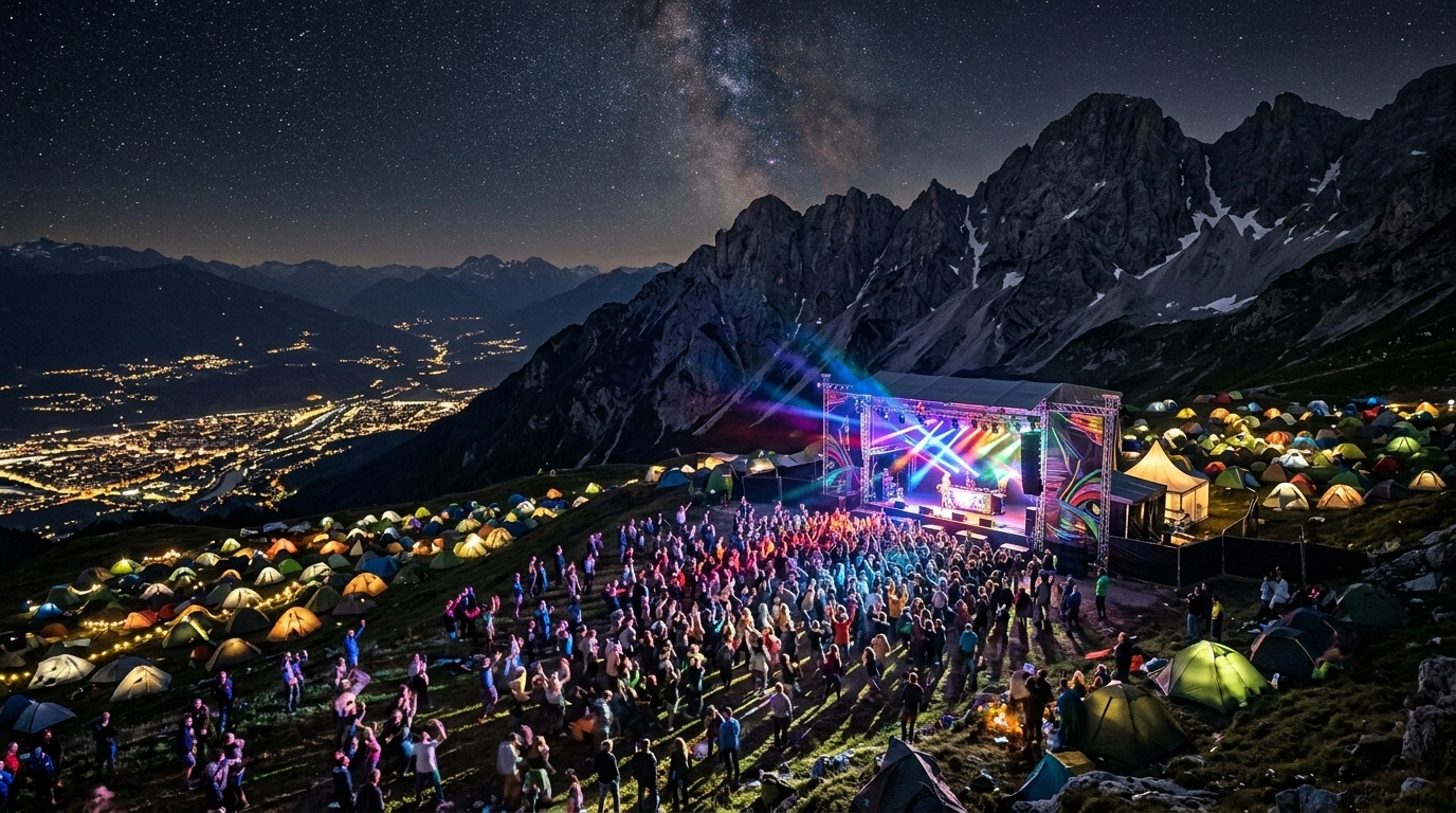 Nordkette Wetterleuchten Festival 2027: Elektronik Festival über Innsbruck