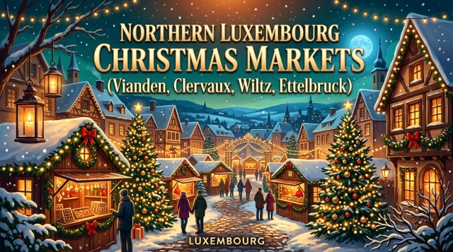 Northern Luxembourg Christmas Markets 2026 in Vianden, Clervaux, Wiltz & Ettelbruck – Dates & Guide