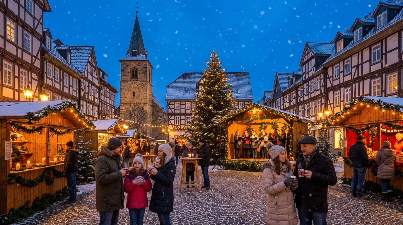 Nossener Weihnacht 2026: Weihnachtsmarkt in der Altstadt