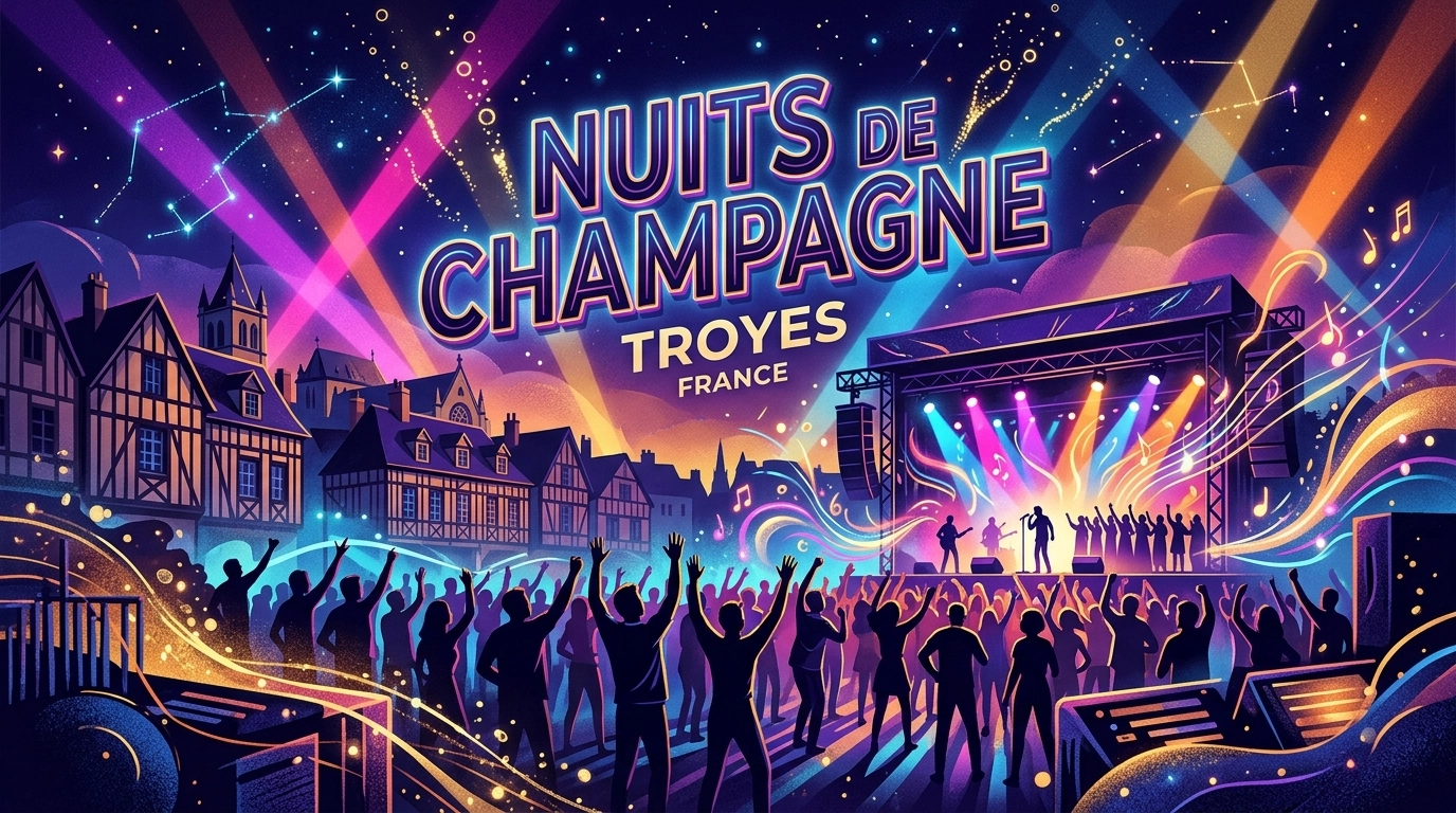 Nuits de Champagne 2026 in Troyes (Frankreich) – Programm, Tickets & Tipps