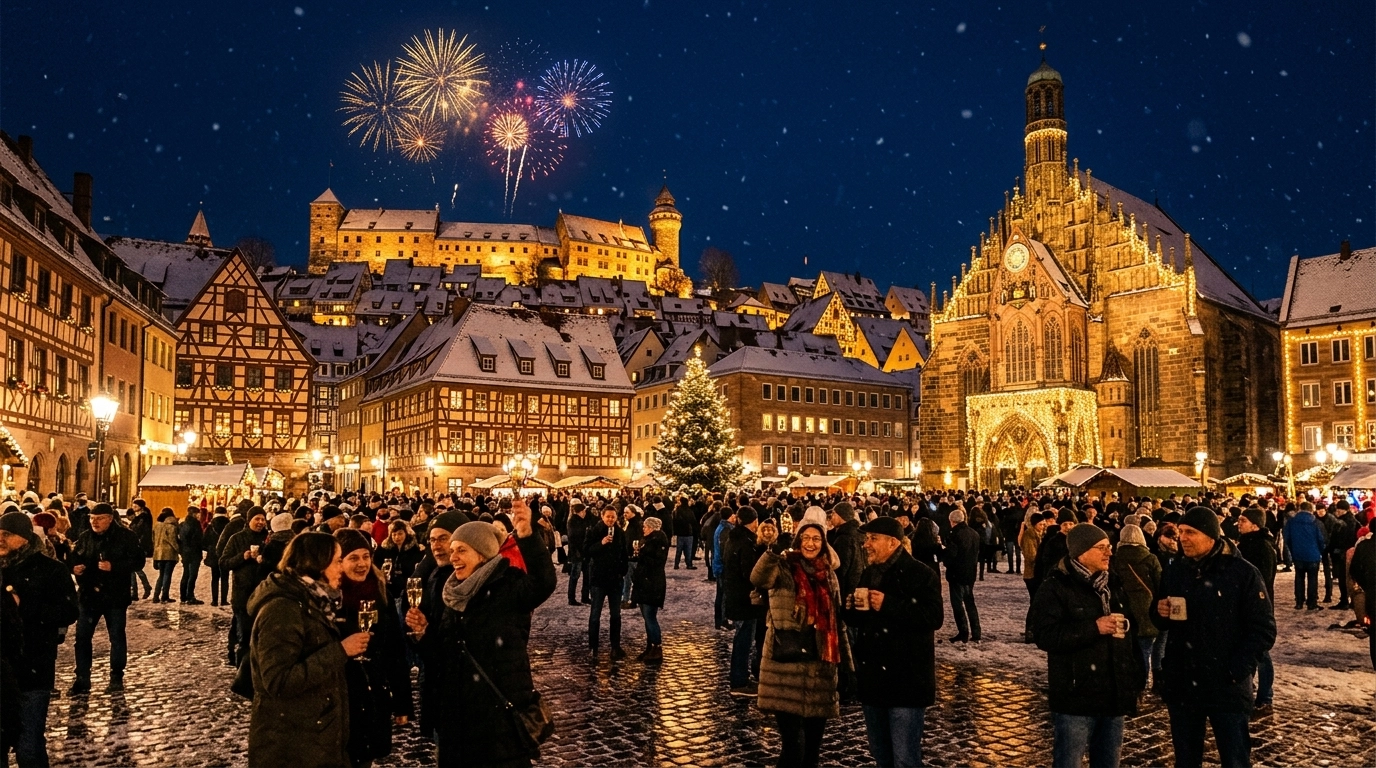 Silvester in Nürnberg 2026/2027: Feiern, Programm & Events