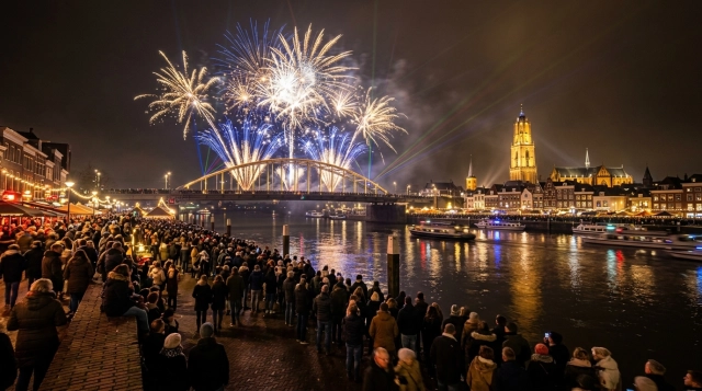 Silvester in Arnhem (Niederlande) 2026/2027 – Feuerwerk, Lichtshow und Neujahrsprogramm