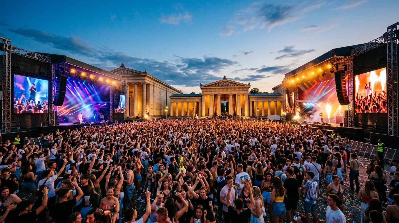 Oben Ohne Open Air 2027 – Affordable Youth Festival on Königsplatz Munich