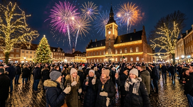 Silvester in Odense (Dänemark) 2026/2027 – Feiern, Feuerwerk und Programm