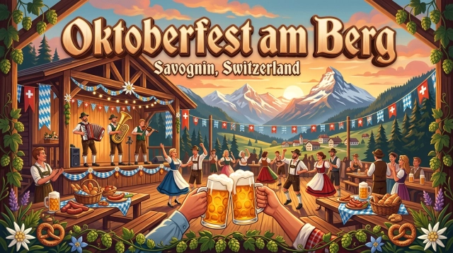 Oktoberfest am Berg Savognin 2026 – Berg-Oktoberfest Tigignas Graubuenden