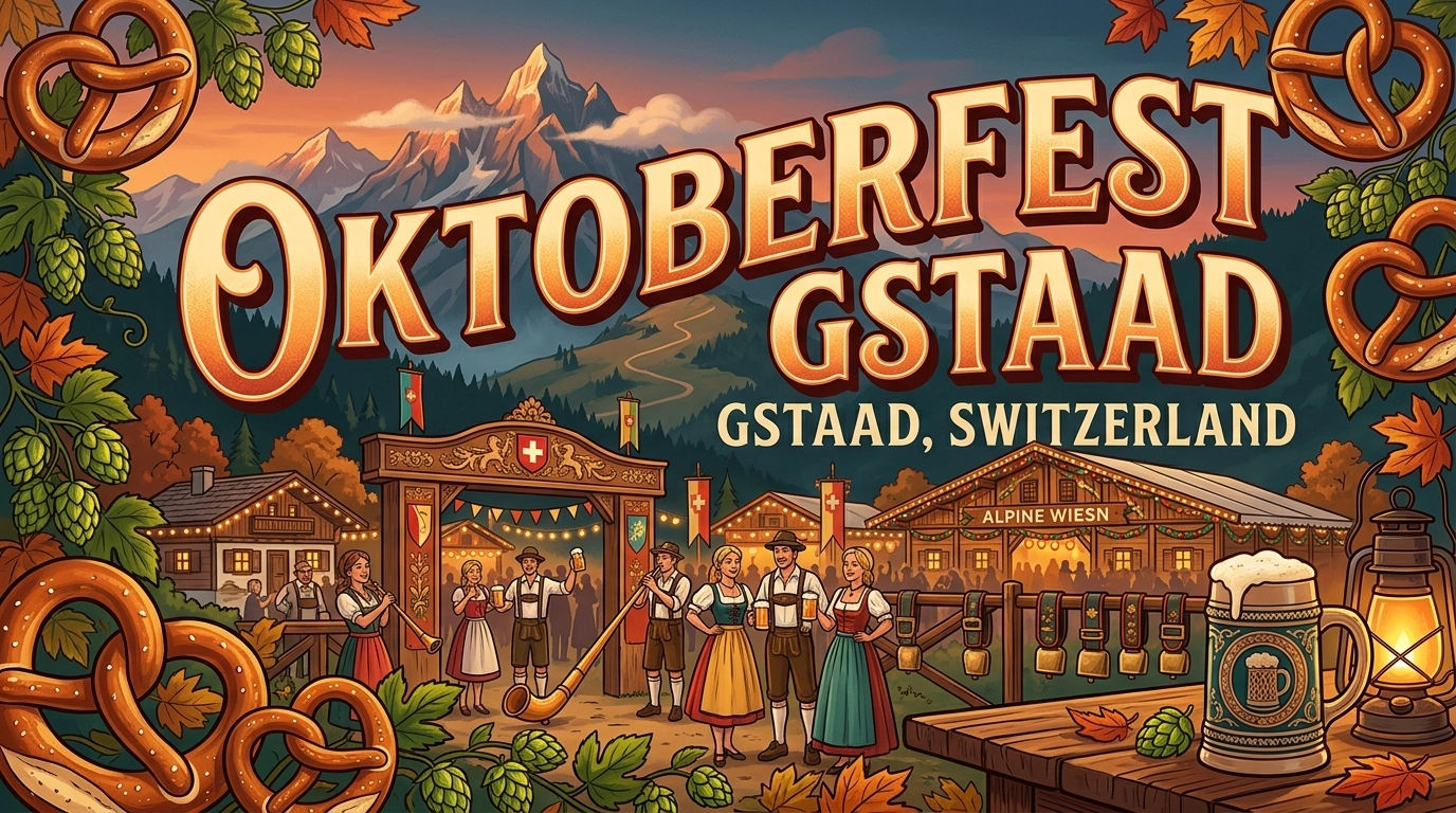 Oktoberfest Gstaad 2026: Alpine Wiesn in den Schweizer Bergen