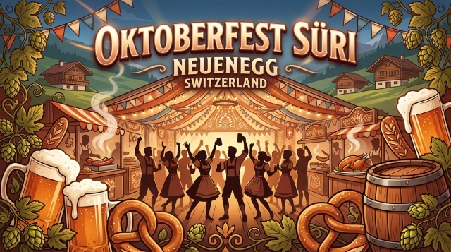 Oktoberfest Süri 2026: Bayerisches Bierfest bei Bern